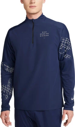 SportModa Elite Negozio 25 Magliette A Maniche Lunghe Nike Dri-FIT Run Division Element Men S 1/2-Zip Flash Running Top