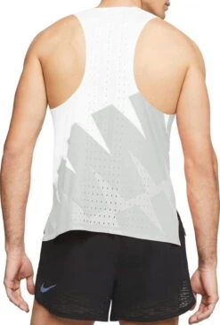 Canotte E Top Nike M NK AEROSWIFT NN SINGLET -SportModa Elite Negozio nike m nk aeroswift nn singlet 306390 cw1253 100 960