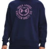 Felpe Under Armour Rival Fleece Crest Grp Crew-NVY -SportModa Elite Negozio under armour rival fleece crest grp crew nvy 513325 1373029 410