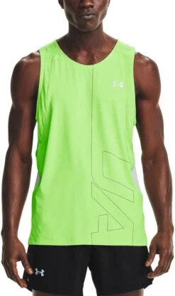 Canotte E Top Under Armour UA IsoChill Run 200 Vent SL-GRN