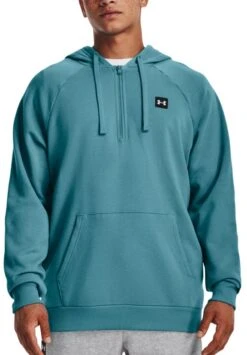 Felpe Con Cappuccio Under Armour UA Rival Fleece 1/2 Zip HD-BLU