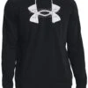 Felpe Con Cappuccio Under Armour UA Rival Terry Logo Hoodie-BLK -SportModa Elite Negozio under armour ua rival terry logo hoodie blk 490568 1373382 001