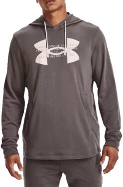 Felpe Con Cappuccio Under Armour UA Rival Terry Logo Hoodie-BRN