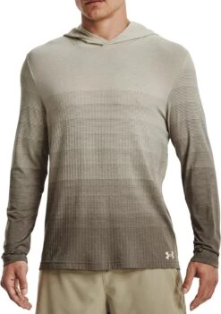 Felpe Con Cappuccio Under Armour UA Seamless LUX Hoodie-BRN
